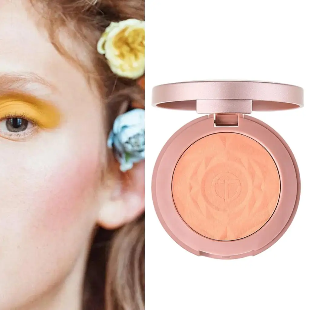 4xFace Blush Set with Brush And Mirror for Makeup in 2 Shades