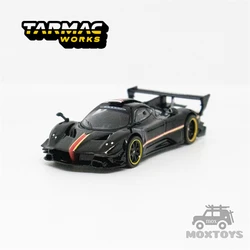 Tarmac Works 1:64 Pagani Zonda Revolución Nero Oro Black Diecast Model Car