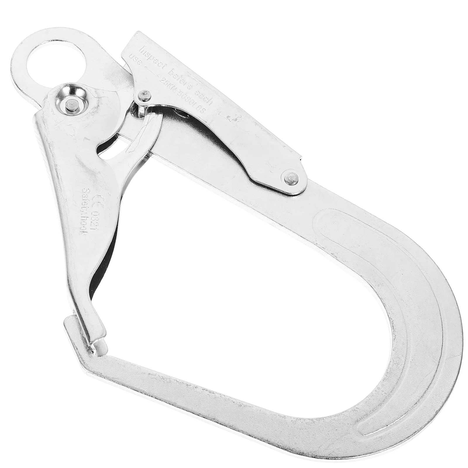 

Self-Locking Big Hook Rope Connector Sturdy Carabiner Chain Links Safety Snap Quick Connectors Alloy Steel Fittings