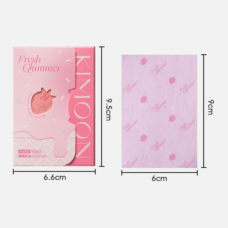 กระดาษซับมันแบบพกพา 100 แผ่น – ผ้าเช็ดหน้าดูดซับความมันเพื่อการควบคุมความมันและลดความมัน