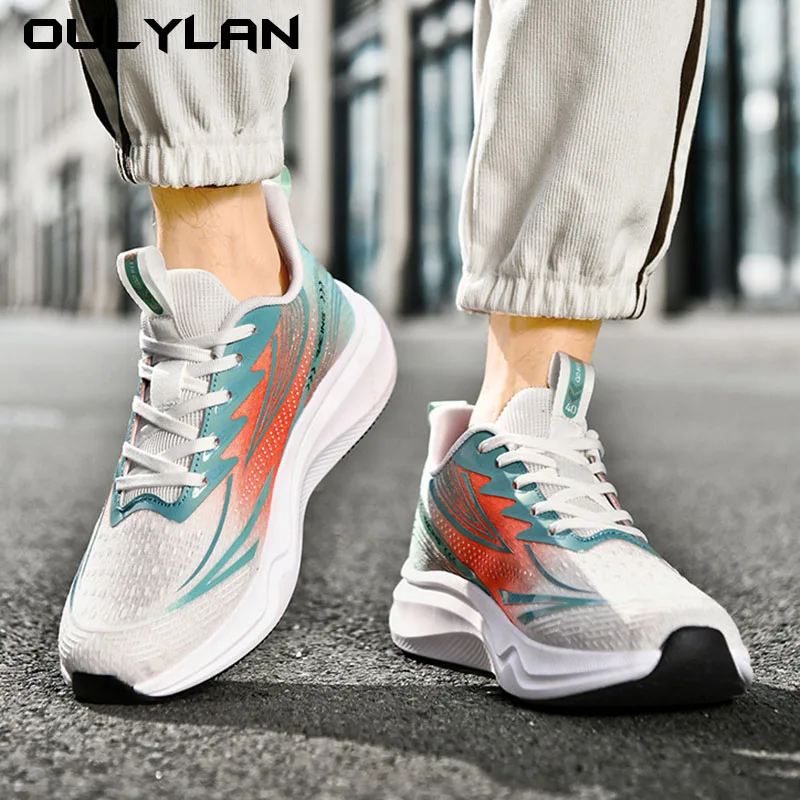 Oulylan 2024 Shoes for Men Casual Slip on Fashion Sneakers Breathable Running Shoes Outdoor Walking Training Tennis Shoes