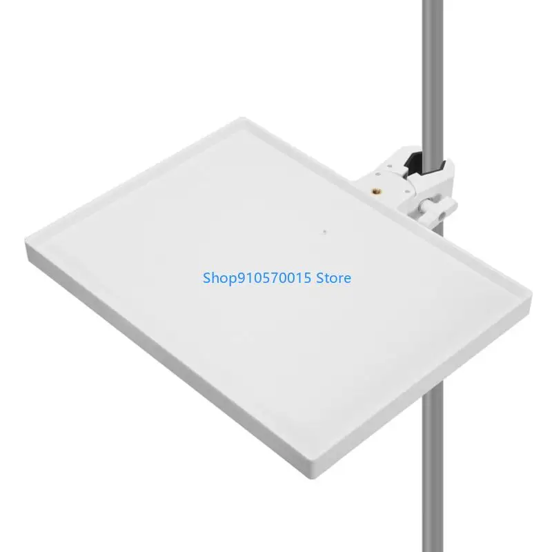 B95C Compactly Sound Equipment Mic Stand Tray Attaches To Mic Boom Arms Perfect For Home Studios And Content Creators
