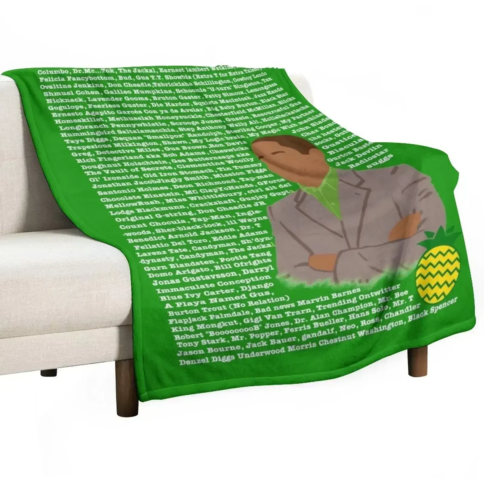 Names of Gus Throw Blanket Hairy Sofa Multi-Purpose Moving Designers for winter Blankets