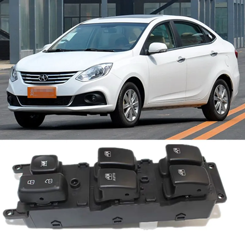 For JAC Heyue A30 J4 Electric Front Left Driver Window Switch Glass Lifter Button 3750200U8510 Car Accessory Auto Spare Parts