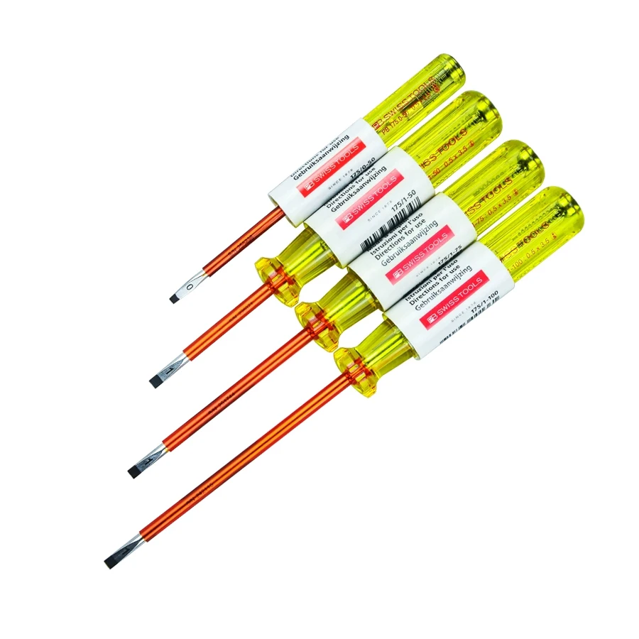 PB SWISS TOOLS Electric Test Pen Electric Screwdriver Voltage Tester Handle Material Made of Plastic Hand Tools NO.PB 175 Series