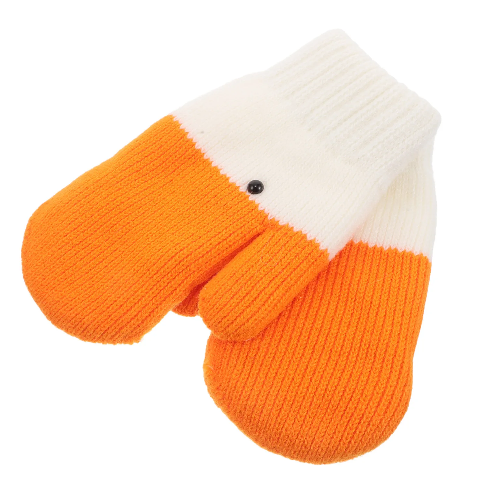 

Женские зимние вязаные варежки с гусиным дизайном, толстые теплые ветрозащитные перчатки для активного отдыха, защита от холода, женские зимние перчатки