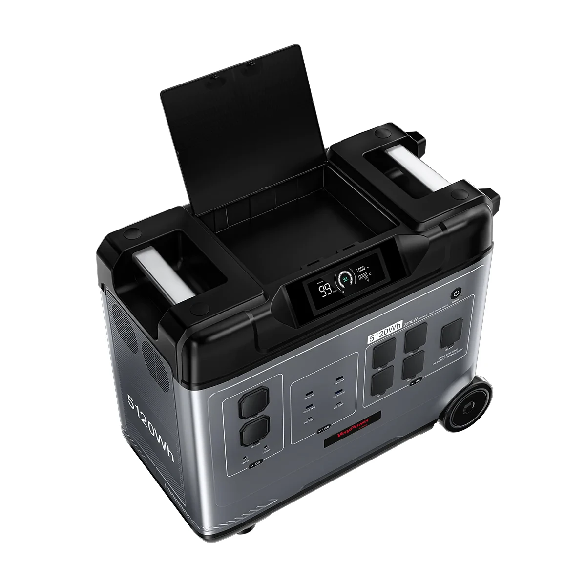 【Hot】Solar Power System Energy Storage Generator 4000W Por   Power Station for Outdoor for Home Emergency Power Supply