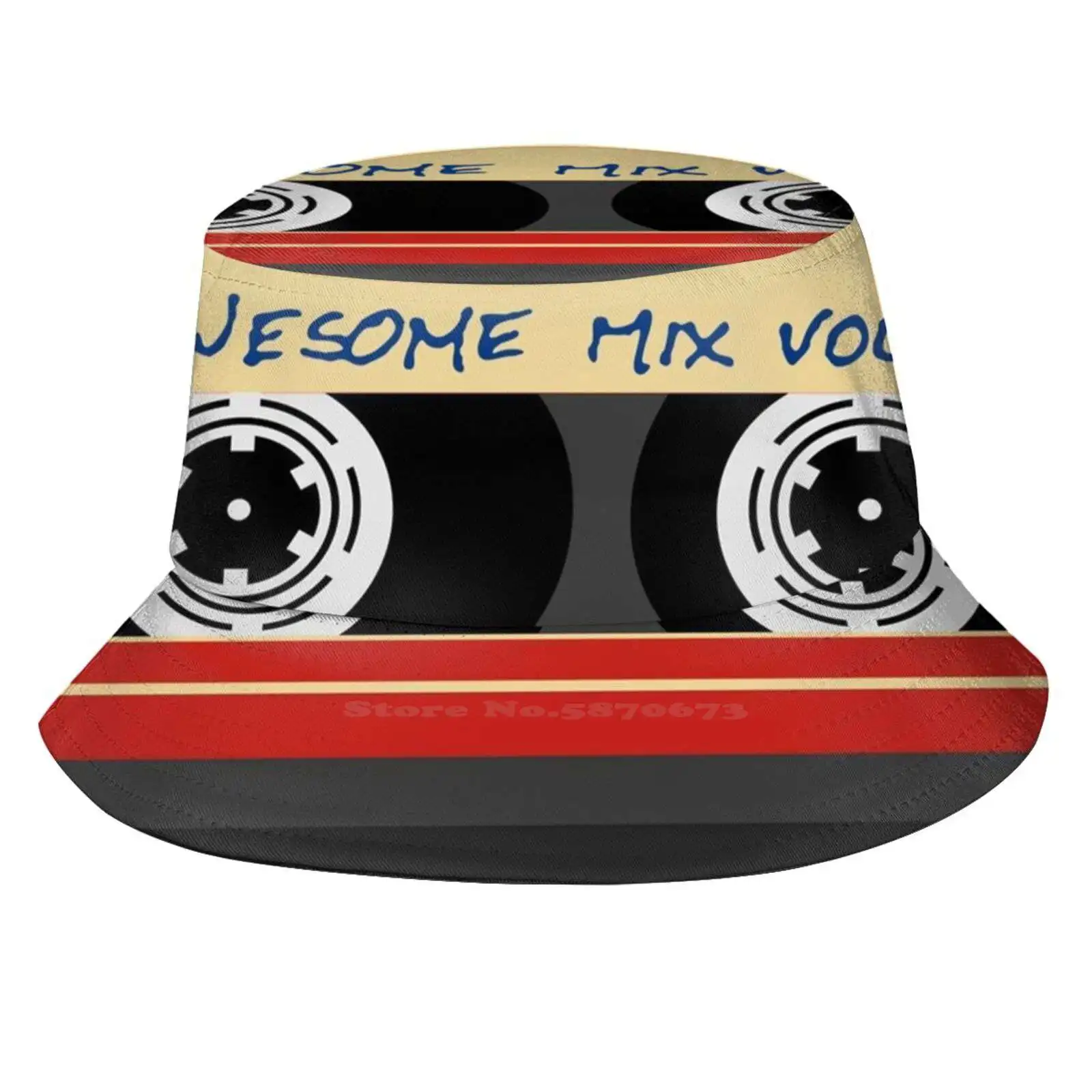 Awesome , Mixtape Vol 2 , Cassette , Retro , Women Men Fisherman Hats Bucket Caps Awesome Mixtape 60s 70s 80s Cassette Retro