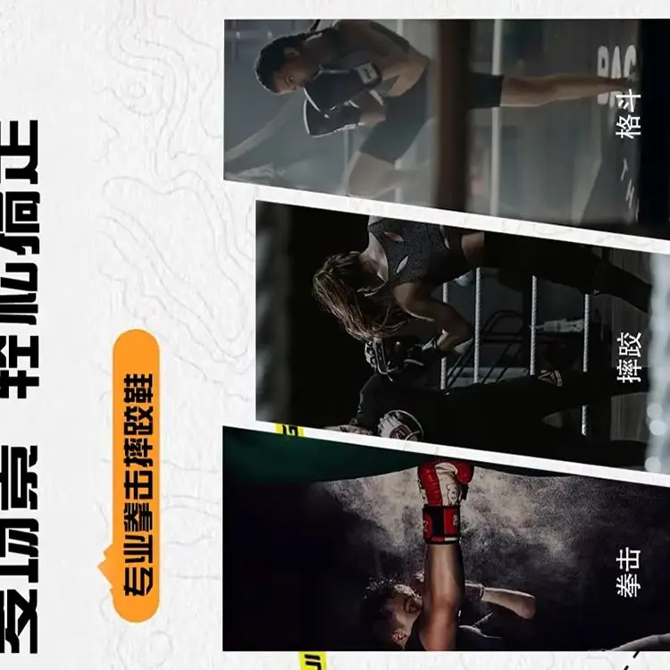 

Mens High Top Boxing Boots Squat Training Shoes Breathable Gym Training Fighting Sneakers Neutral Wrestling Boots