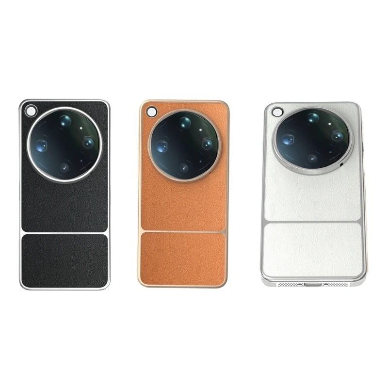 H37F Leather Texture Shockproof Cover Shell Scratchproof Skin Case Easy To Clean And Install Protector Case for Find X9