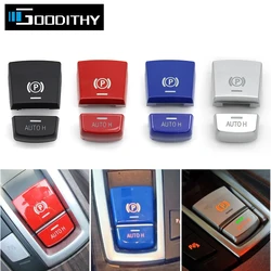 Car Electronic Handbrake P Button AUTO Panel Plastic Cap Switch For BMW 5 7 X3 X4 X5 X6 F Series F01 F02 F10 F18 F12 F15 F25