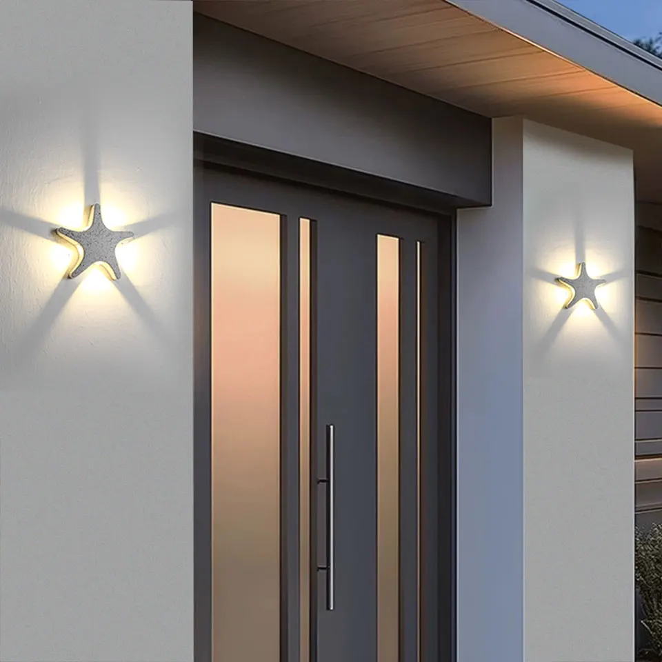 

Led Lights Aluminium LED Wall Light Indoor Outdoor AC85-265V Waterproof Home Accessories For Wall Panels Decor Living Room Porch
