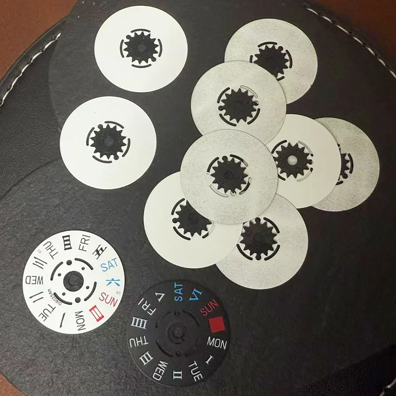 

NH35 NH36 Movement Calendar Disk Wheel Kanji Dial Wheel Date Crown at 3.0/3.8/4.1 Date Week Dial Fits Watch Movement Accessories