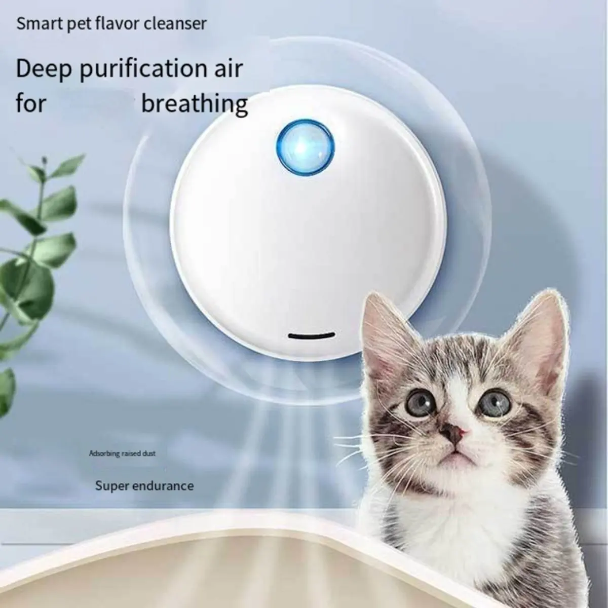 Smart Cat Odor Purifier for Cat Litter Box Deodorizer Pet Toilet Air Purifier Dog Cat Litter Deodorant Cats Products