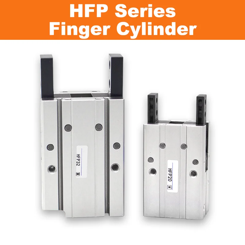 

HFP Series Double Acting Parallel Gripper Self-Centering Pneumatic Finger Cylinder for Automation HFP10 HFP16 HFP20 HFP25 HFP32