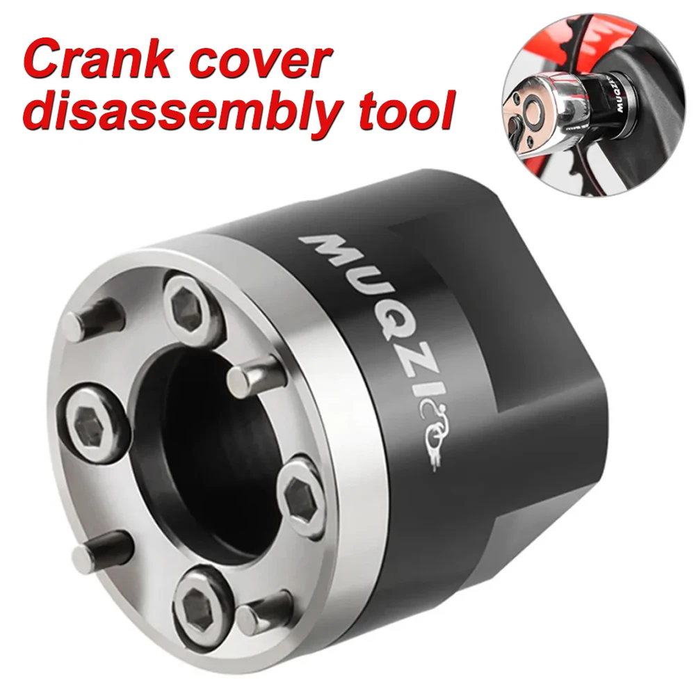 

Road Bike Crank Side Cover Removal Tool Portable Bike Crank Cover Extractor Remover Installation Wrench SRAM DUB BB30