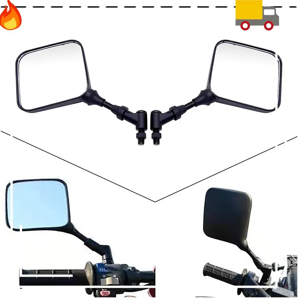 

2X Motorcycle Rear View Mirror Side Mirrors For Suzuki DR 200 250 DR350 350 DRZ 400 650 DR650