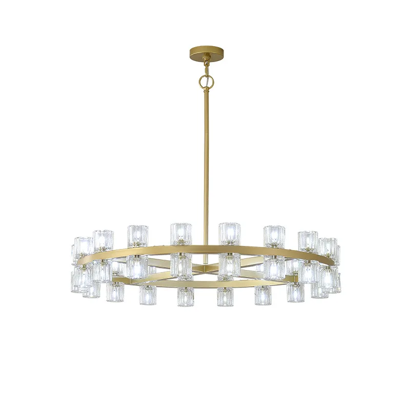 

Люстра для гостиной в стиле лайт-люкс, постмодернистская дизайнерская люстра для спальни, освещение для дома, хрустальная лампа