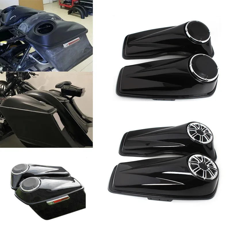 

Motorcycle 6.5 Inch Saddlebag Speaker Lids For Harley Touring Electra Glide Street Glide Road King Ultra Classic FLHTCU 2014-21