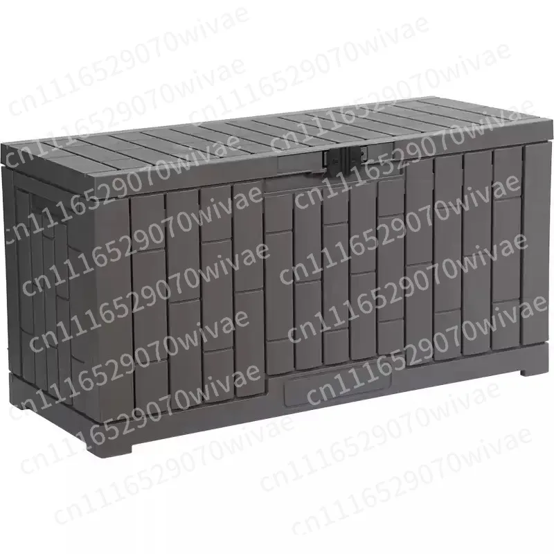 Plastic storage box Outdoor courtyard Garden storage box Waterproof, wear-resistant and dustproof storage tool Foldable