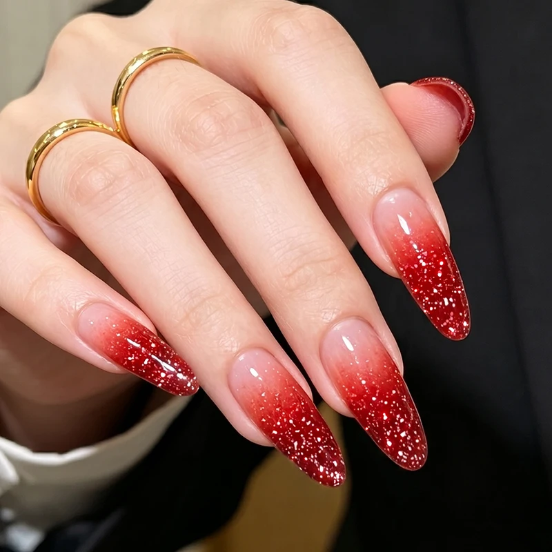 BORN PRETTY 10ml Pink Reflective Glitter Gel Nail Polish UV LED Soak Off Nail Gel Semi-Permanent Salon Nail Art Gel For Manicure