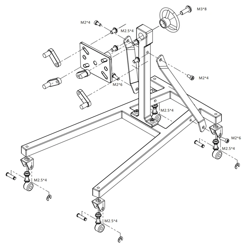 Beugel Motor Stand voor 1/10 RC Crawler Auto Traxxas TRX4 Axiale SCX10 (Afstandsbediening Auto Simulatie Speelgoed Model),1