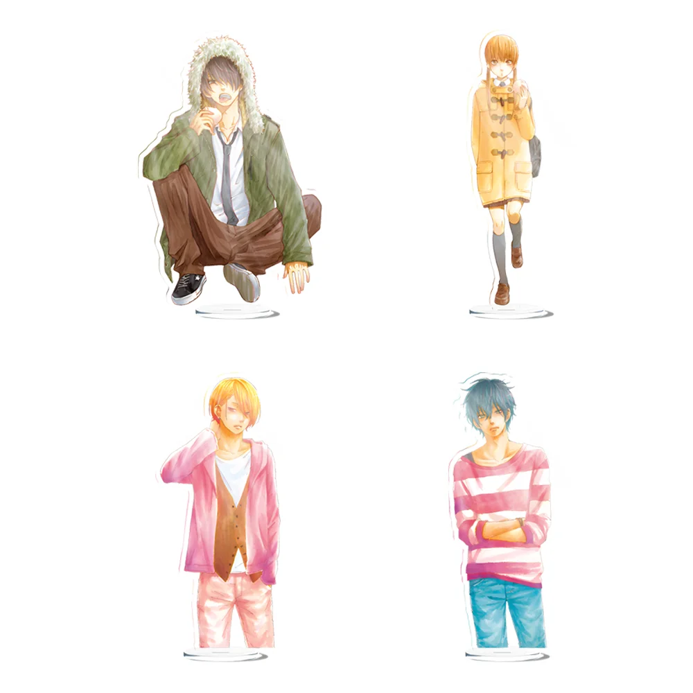 

Anime My Little Monster 15cm Acrylic Stand Haru Yoshida Kenji Yamaguchi Shizuku Mizutani Model Plate Desk Decor Gifts