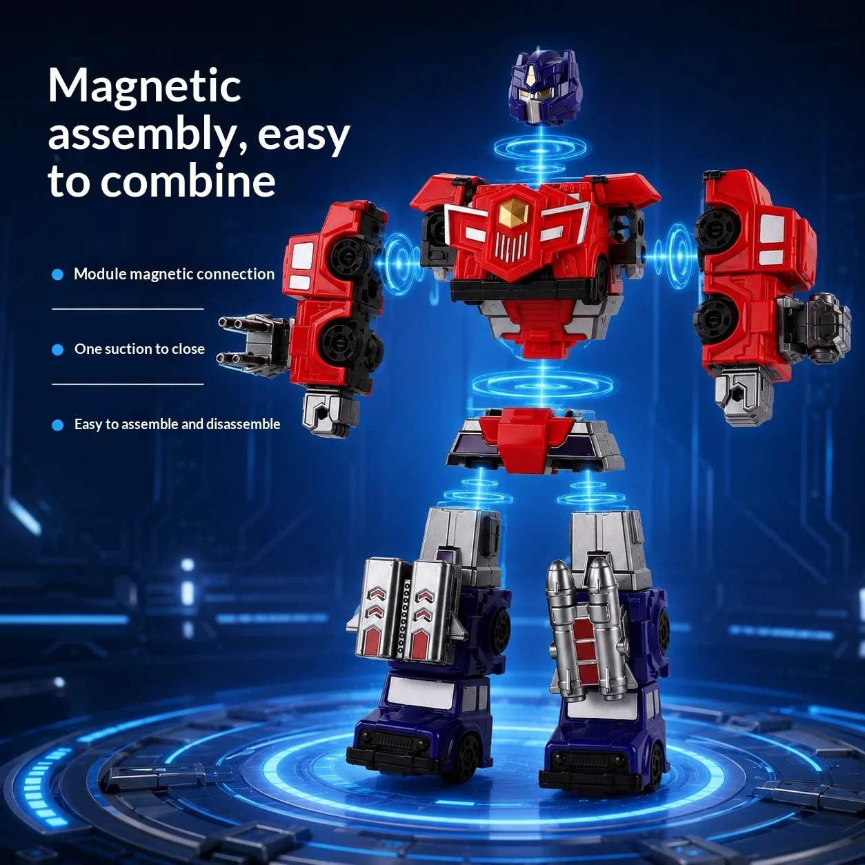 Magnetic assembly educational - Model Kit Mecha review and price