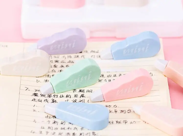 10 set/lot Cartoon Macaron Correction Tape Mini Decorative Tape Stationery Gift Office School Supply Stationery