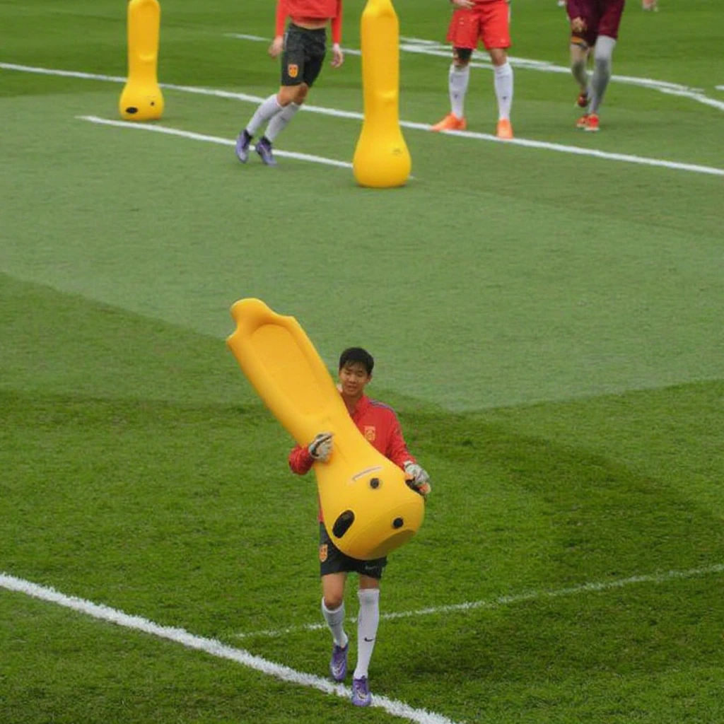 

Оптовая продажа, 1,75 м, бесплатный удар, надувной человеческий настенный футбольный манекен для тренировок, оборудование для футбольного поля