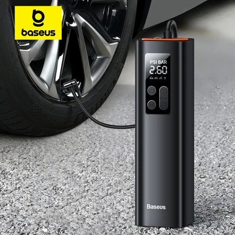 Портативный компрессор Baseus Mini 12V 150PSI с цифровым дисплеем — изображение продукта