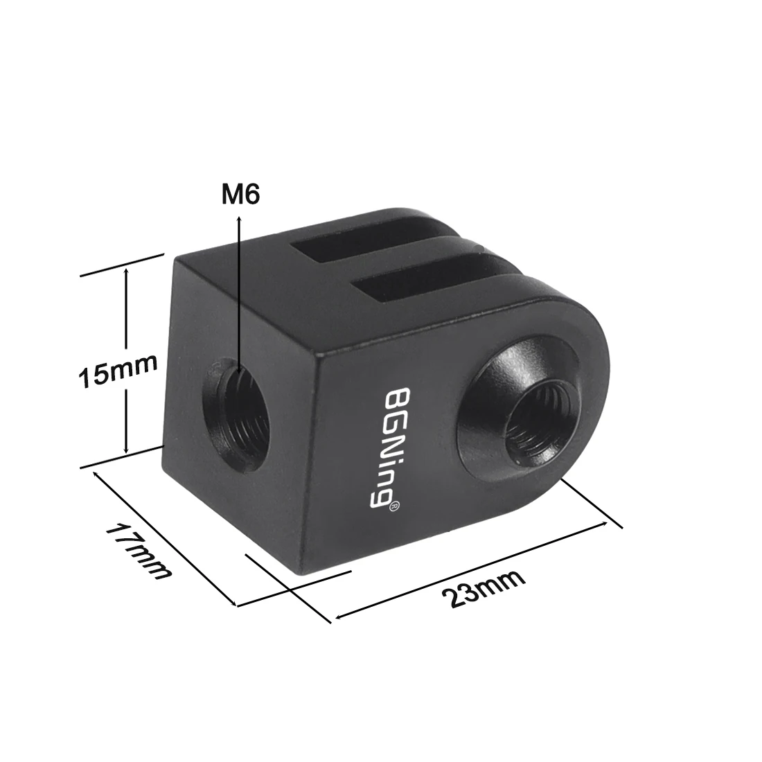 Aluminiumlegierung Stativadapter 1/4" M6 CNC Metallhalter Halterung für Gopro 13 12 11 10 9 8 7 SJCAM YI DJI Action Kamera Zubehör – Detail 2