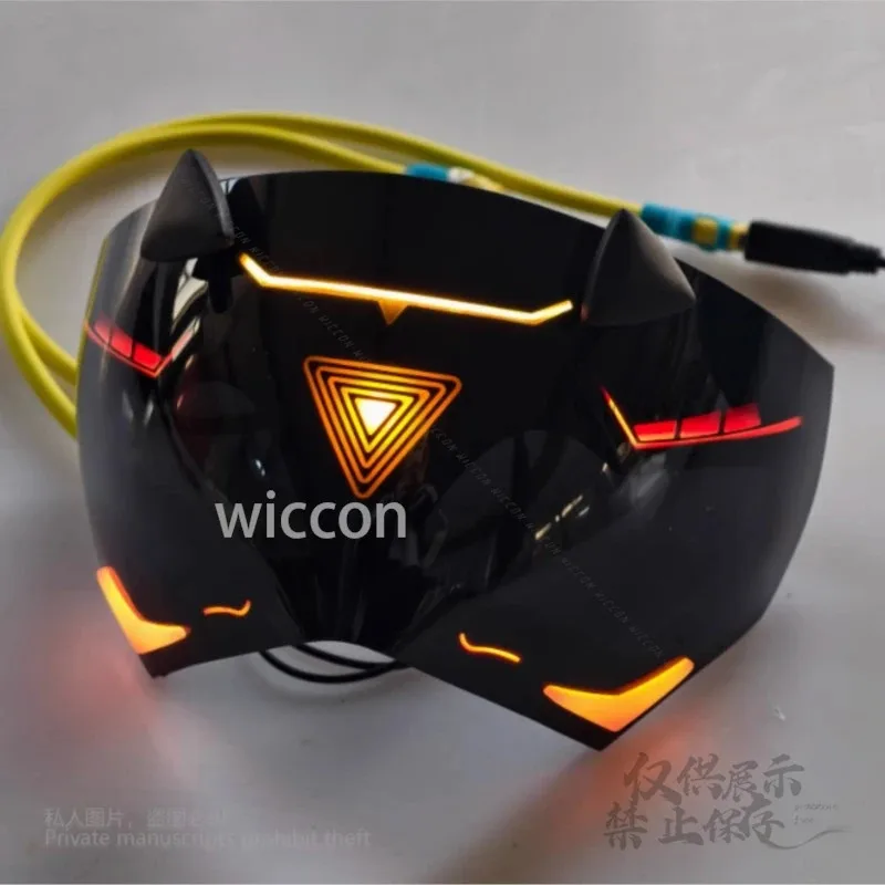 Anime Game Zenless Zone Zero Trigger Cosplay Mask Luminous Mask Glasses Props Cool Halloween Costumes Accessories Women Men Cos