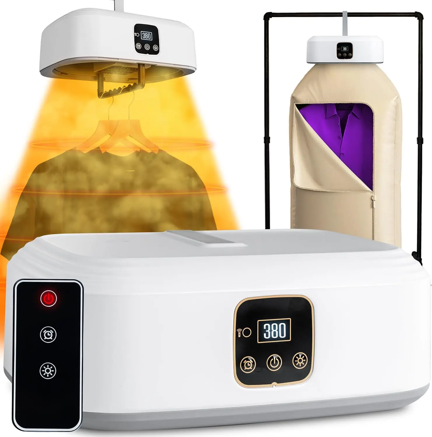 

Portable Clothes Dryer – Compact, Foldable, Energy-Efficient for Apartments, Travel, Small Spaces