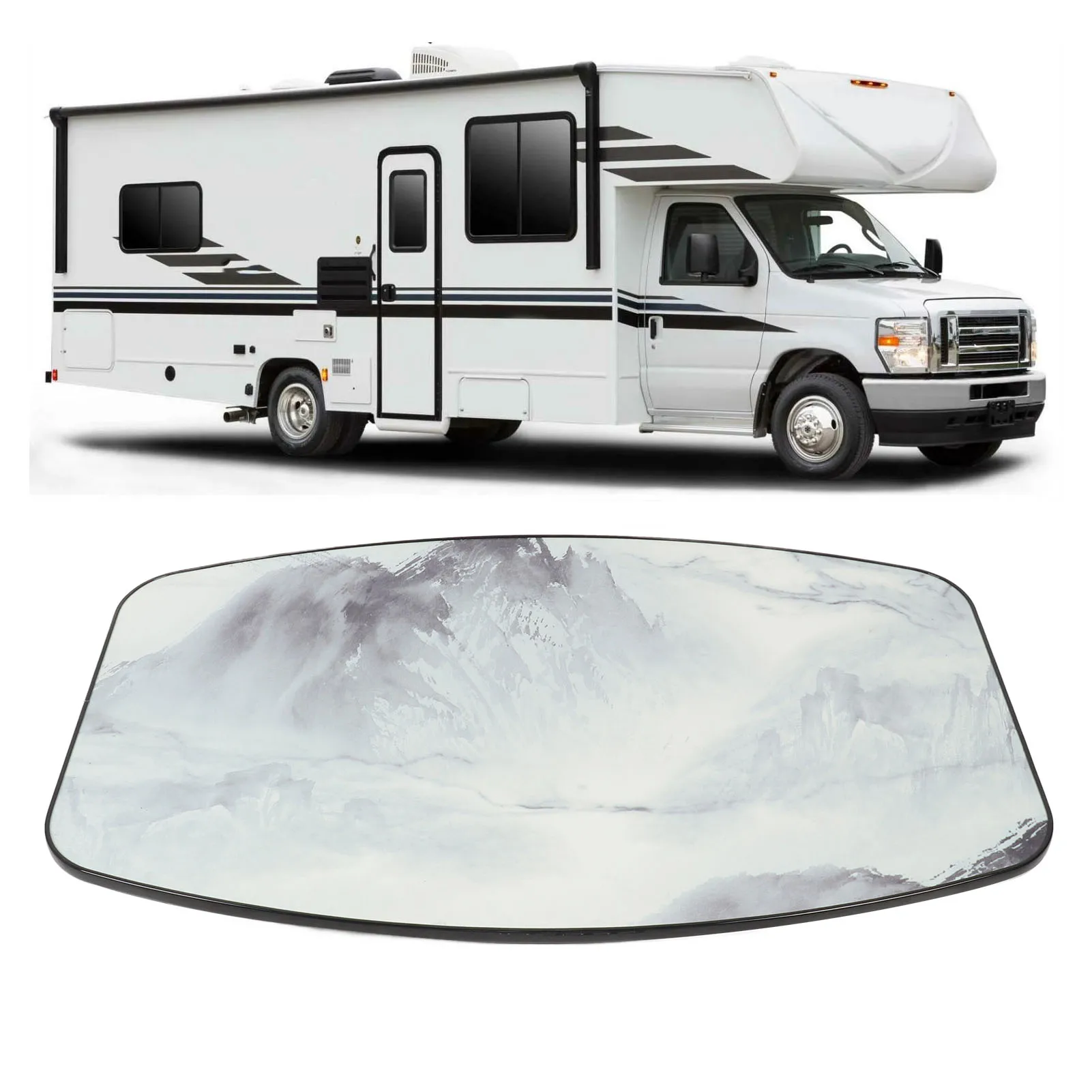 RV مستطيلة سطح الطاولة 24x15.2 بوصة خشب متين طاولة طعام لوحة سطح المكتب ل RV تخييم سطح السفينة شرفة عائمة #6