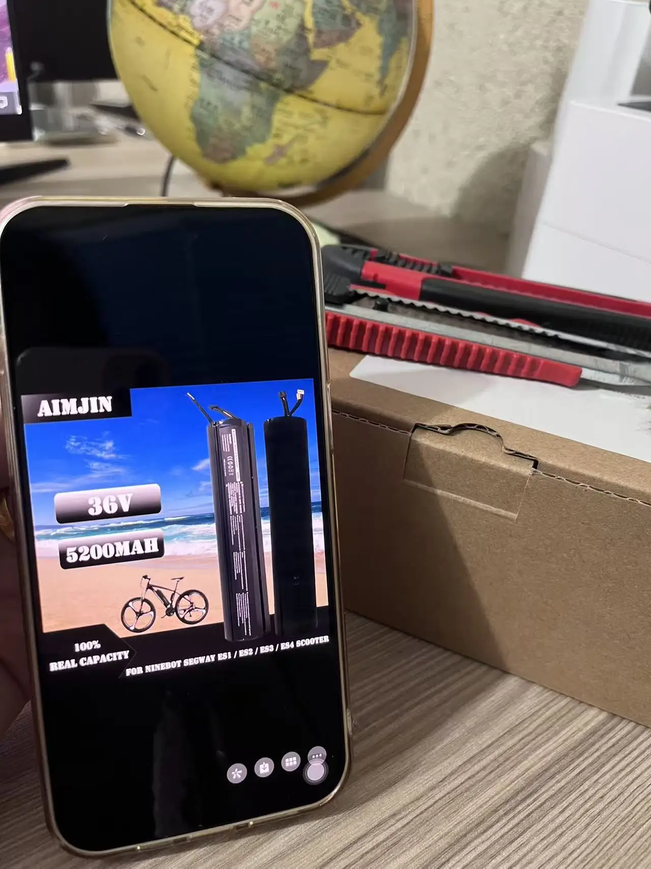 

36V Battery Pack Suitable for 5200mAh Ninebot Segway Es1 / ES2 / Es3 / Es4 Scooter