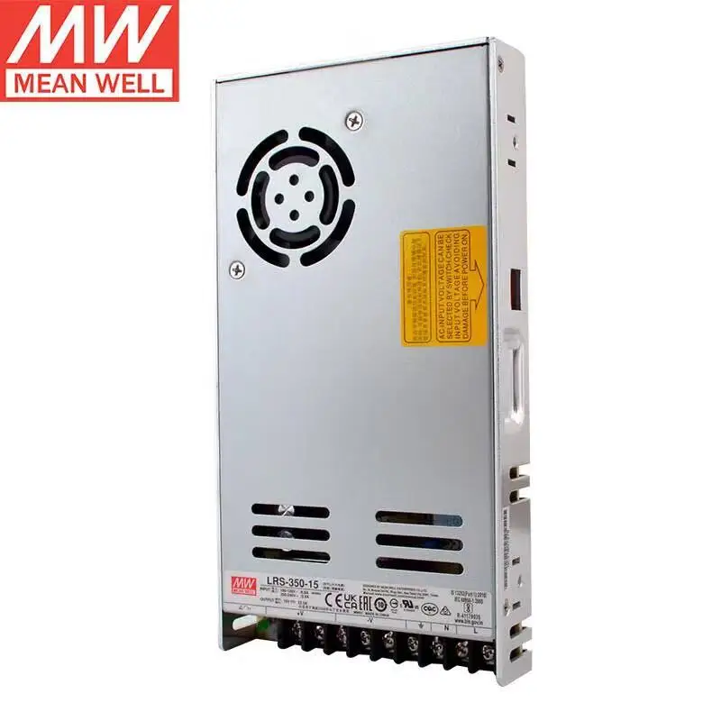 Tai Wan MeanWell LRS-350-15 15V 23.2A 348W Single Output Switching Power Supply Brand New Original Authentic AC-DC