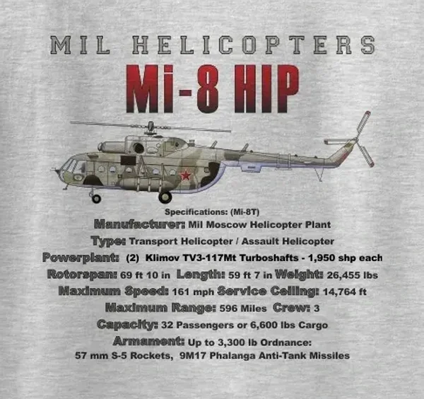 Soviet Russia Mil Mi-8 Medium Transport Helicopter T-Shirt 100% Cotton O-Neck Short Sleeve Casual Mens T-shirt Size S-3XL