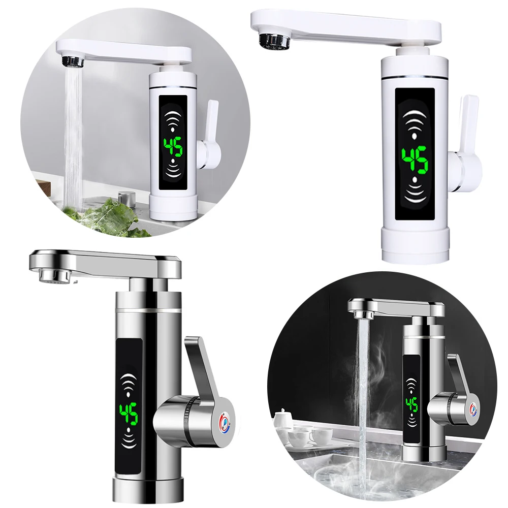 3000W Elektrische Warm Water Kraan Instant Verwarming Type Keuken Warm En Koud Kleine Keuken Schat Drie Seconden Snelle Warmte