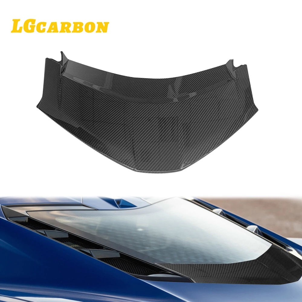 LGcarbon Car Rear Glass Decorative Cover Trim Stickers For Chevrolet Corvette C8 Stingray Z51 Z06 2020-2023 Accessory