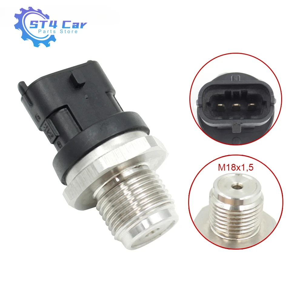 

0281002937 Fuel Rail Common High Pressure Sensor For Ford Volvo Renault Kia Hyundai 0281002863