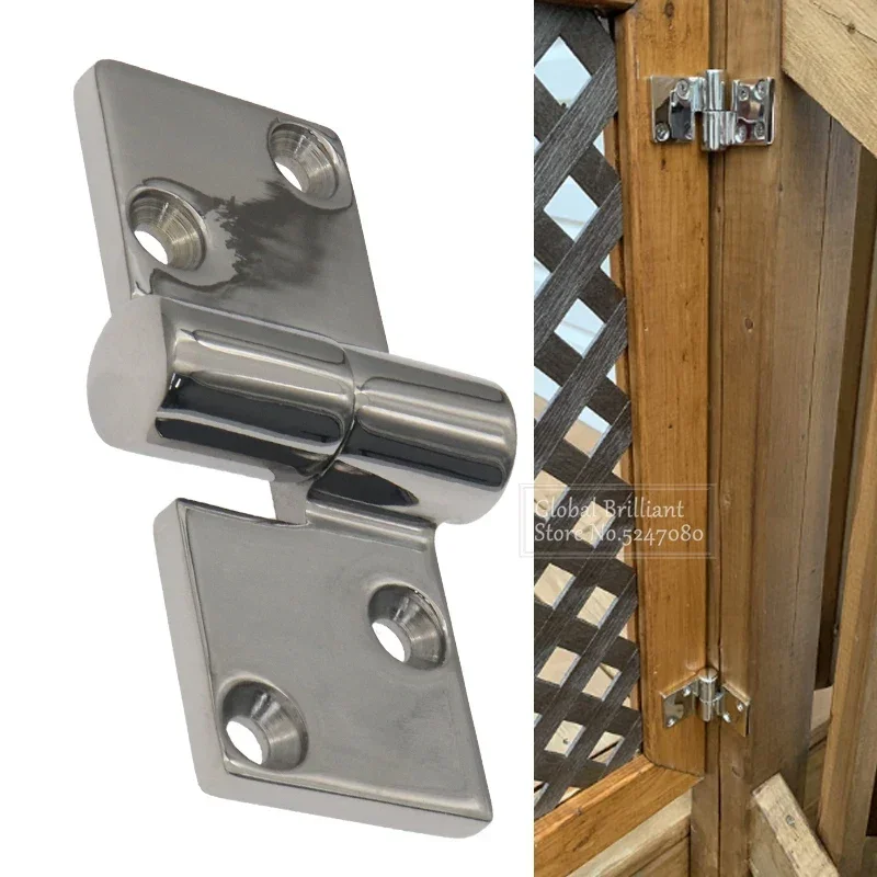 

90*36 мм из нержавеющей стали 316, съемная сверхмощная подъемная петля с флагом, морская класса, петля для лодки, дверная петля для яхтной палубы, автофургона