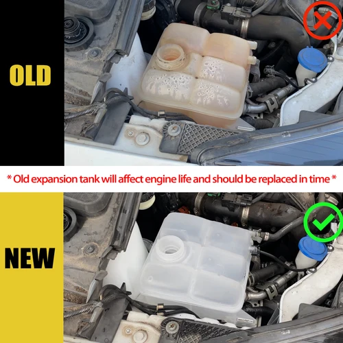 Imagen 2 del producto Depósito de refrigerante del motor, tanque de expansión para Ford Focus MK3 C Max MK2 Kuga Escape Tourneo Connect 1717053 1717754 2010-2019, nuevo