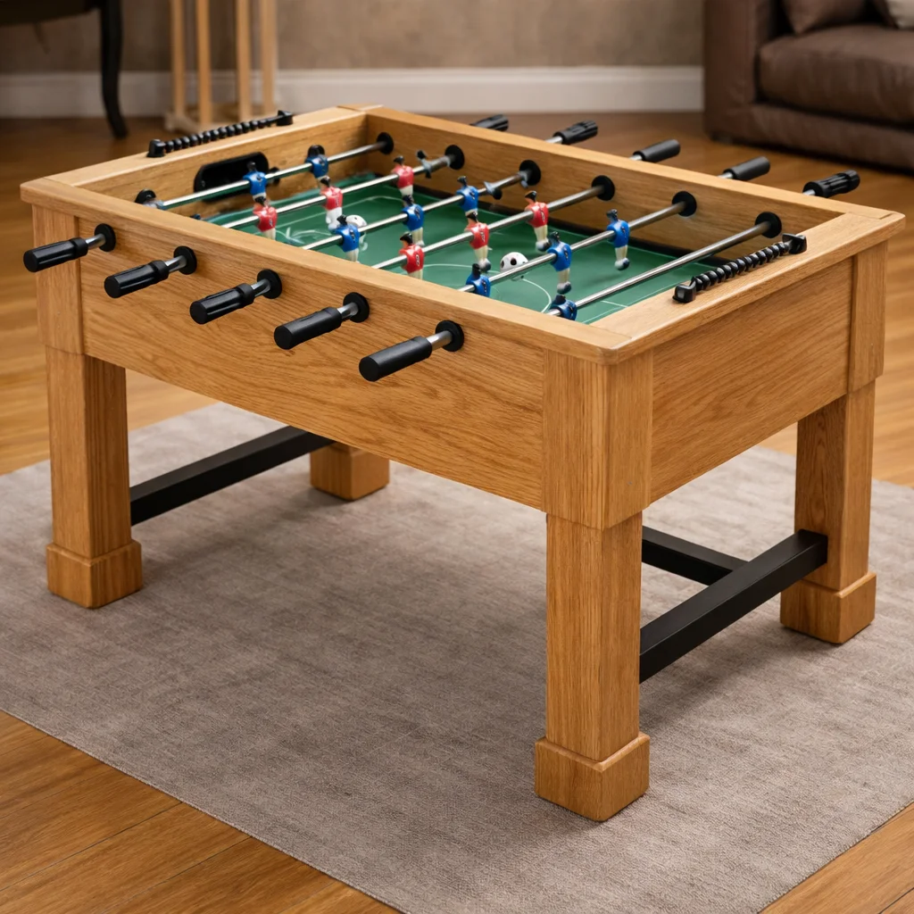 2026 Solid Wood Vintage Commercial Luxury Foosball Table Customizable in Soccer Tables Player for Adults for Bars Clubs & Game R