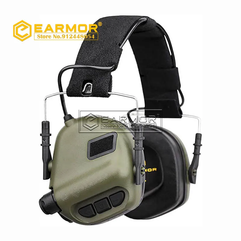 EARMOR 2024 신상 전술 헤드셋, 소음 차단 귀마개, 소음 방지 슈팅 이어폰, NRR 22dB, M31 MOD4