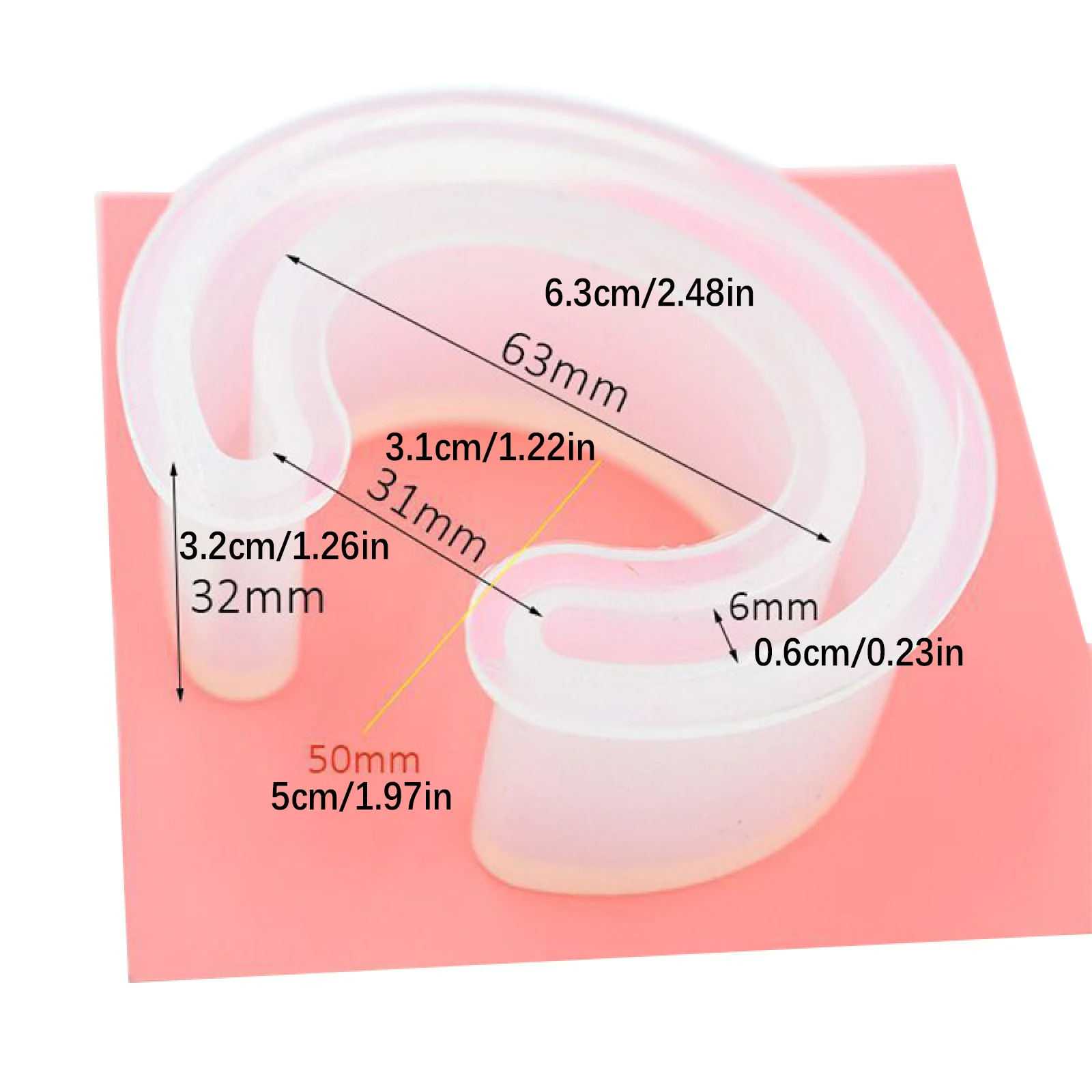 Silicone Mold Wristband Bracel - Casting Mold Jewelry Silicone Rubber 评论和价格