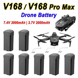 Originale 7.4V 3000mAh V168 Pro Max GPS Drone batteria V168 RC Quadcopter 3.7V 2000mAh V168 batteria di ricambio Dron parti accessori