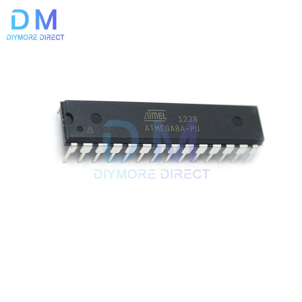 

ATMEGA8A-PU ATMEGA8A DIP-28 8-bit with 8K Bytes In-System Programmable Flash ATMEGA8 DIP 28P 28pin