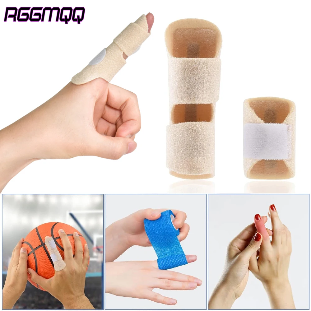 1PCS Trigger Finger Splint – 2 Adjustable Velcro Straps – Straightener Immobilizer for Index/Middle/Ring/Pinky/Thumb- Arthritis
