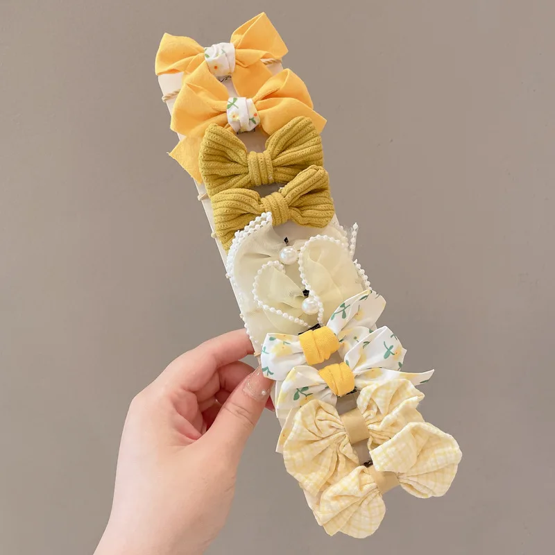 

High-Elasticity Children's Hair Tie Set, Cute Cartoon Hair Ties, Soft and Non-Damaging to Hair, Girls' Braided Hair Rubber Bands